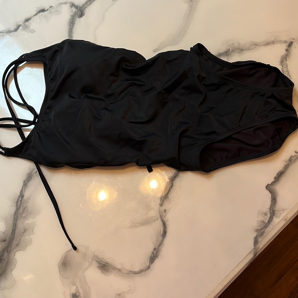 Womens Black Bathing Suit